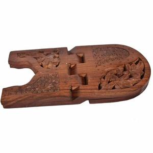 Increíble rehela de madera que mejora el ambiente espiritual durante la recitación del Ramadán, bellamente elaborada por KHOOSI OVERSEAS. - Product Image 4