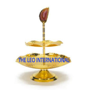 Base para Pastel de Metal Esmaltado y Chapado en Oro, Molde de Resina Epoxi, Herramientas para Pasteles para Bodas, Navidad, Cumpleaños y Ocasiones Especiales - Product Image 5