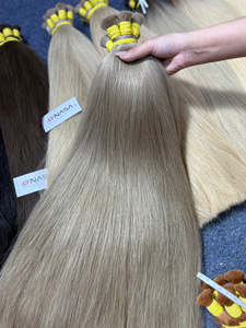 Extensiones de Cabello al Por Mayor, Cabello Natural Liso en Diversos Colores # PLA02 # 18 # Cabello Virgen Vietnamita 100% Precio de Fábrica 4C - Product Image 4