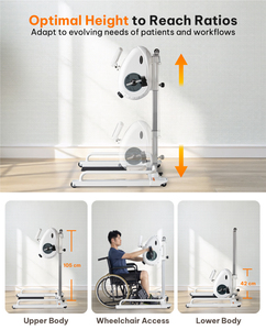 Rehabilitation Pedal Trainer Supply Upper Lower Limb Active Arm and Leg Trainer <b>Physical</b> Therapy Rehabilitation - Product Image 3