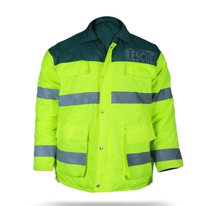 Rescue <b>Workers</b> winter Reflective <b>Jacket</b> Workwear Safety Clothing - Product Image 5
