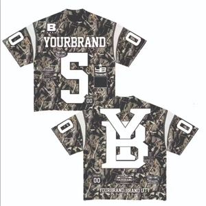 Camiseta Deportiva Personalizada Unisex, Estilo Boxy, de Poliéster, con Bordado y Estampado por Transferencia de Calor, para Fútbol Americano - Product Image 6