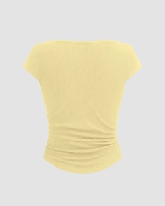 Oferta de Verano: Ropa de Mujer, Estilo Veraniego, Corte Ajustado, Ideal para Uso Diario Informal, Básico pero de Alta Calidad, Prenda Esencial - Product Image 2