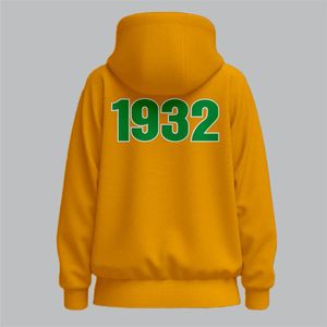 Sweat à capuche pour femme Chi Eta Phi en molleton de coton avec broderie, appliqués, emblèmes et numéros 1932 - Product Image 4
