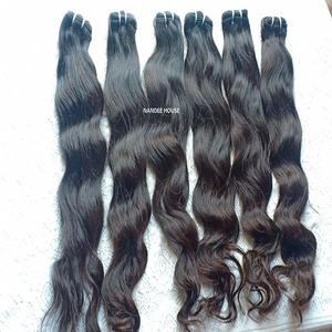 100% vente en gros indien brut vierge pleine cuticule alignée non transformé Temple cheveux raides indien Temple qualité - Product Image 3