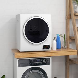 Asciugatrice Elettrica Portatile Compatta da 1.5 Cu.ft, 850W, con Funzione Automatica, in Plastica per Uso Domestico in Appartamenti - Spina UK/AU, Bianca - Product Image 2