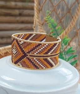 Bracelet perlé personnalisable avec étiquettes, finition lisse, prix usine de gros - Product Image 2