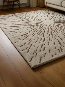 Tapis moderne en laine tufté à la main, écologique, à poils épais, antidérapant, pour salon, hôtels, usage commercial et espaces de prière - Product Image 3
