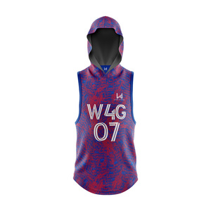 Camisetas de Fútbol Americano Personalizadas 7v7 con Bandera Estadounidense, 100% Poliéster, Secado Rápido, Sin Mangas, Talla Grande, Impresión por Transferencia de Calor - Product Image 2
