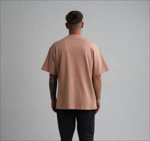 Camisetas de Hombre de Alta Calidad, Estilo Oversize, 100% Algodón, Manga Corta, Hombros Caídos, Personalizadas con Serigrafía - Product Image 5