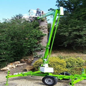 Plataforma Elevadora Hidráulica Profesional con Remolque, con Motor Diésel y Estabilizadores para Trabajos en Altura - Product Image 6
