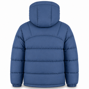Blouson matelassé personnalisé avec patch en chenille, coque haut de gamme résistante à l'eau, rembourrage chaud, capuche, manteau d'hiver streetwear, vêtement d'extérieur - Product Image 3