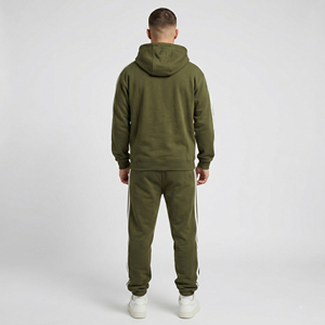Men Fleece Tracksuit / Men Drop Shoulder Pullover Hoodie Tracksuit / Oversize 100% Fleece Jogger Tracksuit Men's - Product Image 2
