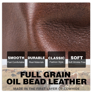 Bolso Bandolera de Cuero Genuino Rojo Marrón Vintage, Impermeable y Ecológico para Mujer, con Correa Cruzada Ajustable, Tamaño Grande - Product Image 2