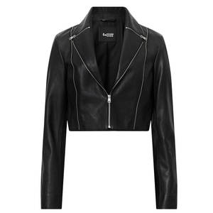 Chaquetas de Cuero Cortas para Mujer, Hechas con Material 100% Cuero Genuino, Chaquetas de Cuero Cortas de Moda para Mujer Más Vendidas - Product Image 4