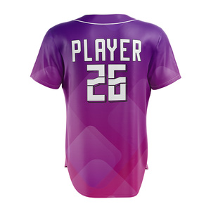 Camiseta de Béisbol y Sóftbol Sublimada al por Mayor para Mujer, Uniforme Deportivo Transpirable Personalizado para Equipos - Product Image 2