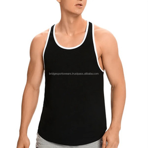 <b>Mens</b> Custom Undershirt Crew Neck Sleeveless Polyester/Cotton Breathable - Product Image 5