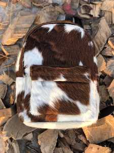 Handmade Leather Hair On Backpack Cowhide Travel Laptop Bag Vintage School Rucksack Durable Design LHBP-0018 - Product Image 5