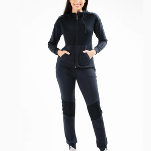 New Fashion Workout Tracksuit For Women Two Piece Pants Set Tracksuit Stand Collar Printed <b>Zipper</b> <b>Top</b> Pants 2 Pieces Tracksuit - Product Image 5