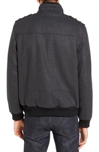 Blouson Bomber Personnalisable avec Logo sur le Devant, en Toile Premium, Chaud, Respirant, Coupe-Vent, Tendance, Haute Qualité, pour Hommes, Hiver - Product Image 3
