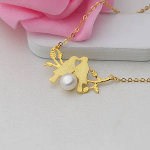 จี้ไข่มุก DIY รูปเป็ดแมนดาริน เงินแท้ S925 พร้อมสร้อยคอ 6-7 ชิ้น สำหรับผู้หญิง 356-เครื่องประดับสร้อยคอแฟชั่น - Product Image 1