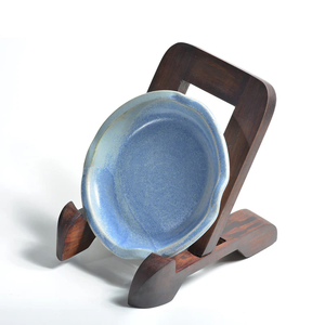 <b>Plate</b> Holder Display Stand Multi-Functional Acacia Wooden <b>Plate</b> <b>Rack</b> Stand Dish Draining <b>Rack</b> <b>Plate</b> Shelf Cup <b>Rack</b> - Product Image 1