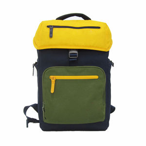 Trendy Color Block Waterproof <b>Backpack</b> for College and Travel Lightweight Nylon Rucksack with Laptop Sleeve <b>student</b> <b>backpack</b> - Product Image 2