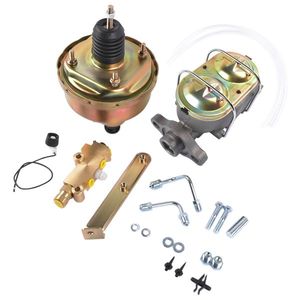 Kit Servofreno Chevrolet Nuovo da 7 pollici in Zinco + Cilindro Maestro con Attacco da 1 pollice + Valvola Proporzionale per Freni a Disco/Tamburo - Product Image 6