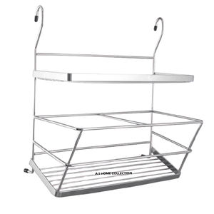 Estantes y Unidades de Almacenamiento de Diseño Moderno, Brillantes y Pulidos, al Mejor Precio, Soportes Colgantes para Baño, Estante de Especias de Vidrio para Montar en la Pared - Product Image 1