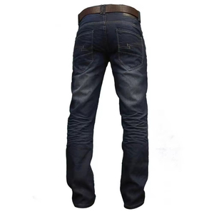 JDB INDUSTRIES Jeans de Hombre con Logotipo Personalizado, Corte Recto, Tejido de Punto, Estilo Urbano Clásico, Transpirables, de Secado Rápido, Cintura Media, Casuales - Product Image 3