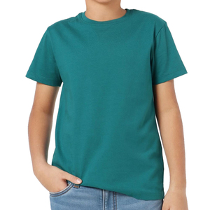 Camiseta de Hombre de Alta Calidad, Color Sólido, Manga Corta, Cuello Redondo, 100% Algodón, Corte Regular, Estilo Casual, Tejido Jersey, Tinte Liso, Diseño OEM - Product Image 1