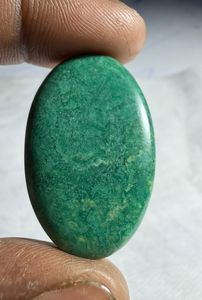 Jade natural verde Paradise Cabochon, colgante de cristal suelto de diseño, gema para la fabricación de joyería curativa - Product Image 1