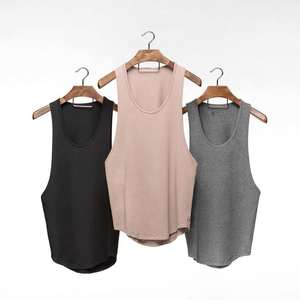 Camiseta interior clásica sin mangas para verano, camiseta deportiva para hombre, chaleco elástico para gimnasio, para entrenamiento y fitness - Product Image 3