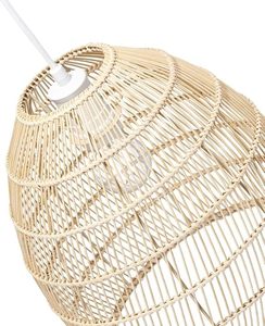 Handmade Wicker Hanging Pendant <b>Light</b> Natural Rattan Ceiling Lamp Eco Friendly Boho Lighting Wholesale Supplier - Product Image 4