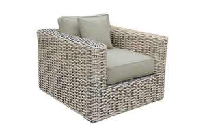 Conjunto de Sofás Modernos para Exteriores de Mimbre PE con Protección UV y Cojines de Espuma Gruesa - Product Image 2