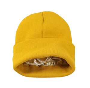 Gorro de Punto Acrílico Vintage Unisex, Ajustable, de Color Sólido, Informal de Invierno para Adultos - Product Image 2