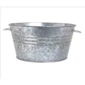 Bañera Decorativa de Metal para Bebidas Frías, Cubo Enfriador de Acero Inoxidable para Fiestas, Enfriador de Vino y Cerveza, para Bodas - Product Image 3