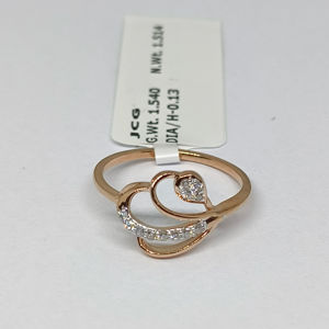 Elegante Anillo de Diamantes Chapado en Rodio de Oro Amarillo de 14K para Mujer, Certificado por IGI, Diseño Clásico, Joyería de Lujo para Boda, Color G-H - Product Image 1