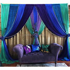 Rideaux de mariage de la série Mehndi, pour décor d'arrière-plan, sange musulmane de nuit, scène d'arrière-plan de mariage, punk jabs - Product Image 6