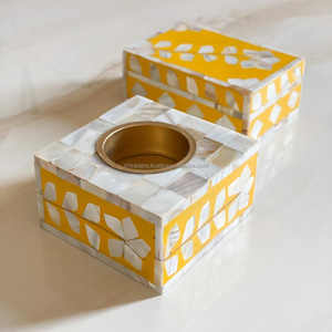 Majlis Luxe madre de perla con incrustaciones de resina Mubkhar soporte de incienso hecho a mano para quemar Oud y carbón pieza de regalo perfecta de Ramadán - Product Image 4