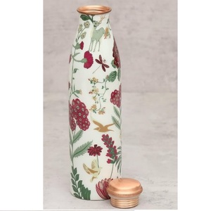 <b>Drinking</b> Juices Health Benefits <b>Copper</b> Water Decorative Classic Style Latest Design Enamel Printed <b>Copper</b> <b>Bottle</b> - Product Image 5