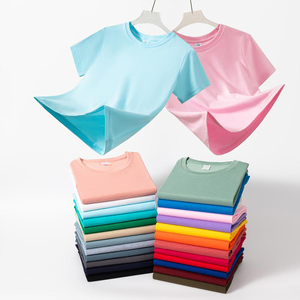 เสื้อยืดพิมพ์ลายดิจิตอลหลากสี แบบเรียบ คอโอ แขนสั้น สไตล์ลำลอง ดีไซน์เปล่า ผ้าฝ้ายถัก 100% รับสั่งพิมพ์ลาย - Product Image 3