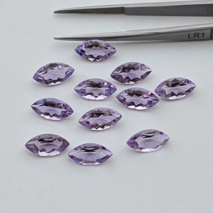 พลอยอเมทิสต์บราซิลเหลี่ยมเพชรพลอยธรรมชาติขนาด7x14มม. ทำด้วยมืออัญมณีทรงหลวมจากผู้ขายโดยตรง - Product Image 2