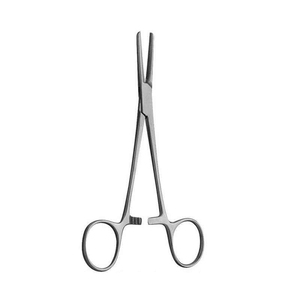 Pinces hémostatiques en acier inoxydable, droites et courbées, à verrouillage, légères, pour usage médical, tailles 12,5/14 cm - Product Image 2