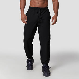Pantalones Deportivos Elásticos Grises para Hombre con Cordón, Pantalones Casuales Transpirables para Otoño - Product Image 4