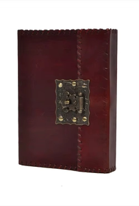 Leather Journal With <b>Lock</b> and Key Personalized <b>Diary</b> With <b>Lock</b> Leather Notebook Book of Shadow Lockable Journal - Product Image 3