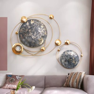 Contemporary Modern Iron/Stainless Steel <b>Wall</b> Art Abstract Circular <b>Design</b> Handmade Decor Customizable <b>Frame</b> for Home Interior - Product Image 3