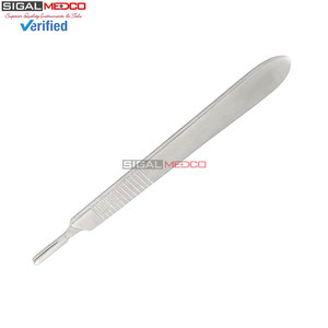 Manche de scalpel manuel de qualité supérieure, 20 lames chirurgicales stériles certifiées CE, coupe durable, résistant à la rouille, qualité médicale - Product Image 4