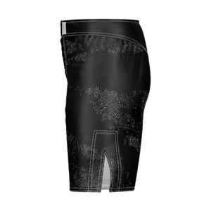 Shorts MMA de haute qualité, légers, à motif géométrique noir, séchage rapide, respirants, évacuant l'humidité, vêtements d'arts martiaux - Product Image 3