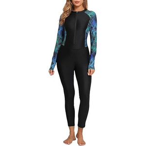 2026 New Custom Design Two-piece Burkini Headscarf <b>Conservative</b> Muslim Long-sleeved Swimsuit Plus Size Moderate Swimsuit - Product Image 4